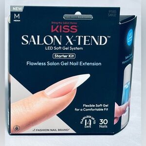 Kiss Salon X-Tend LED Soft Gel System Full Starter Kit Brand New In Box